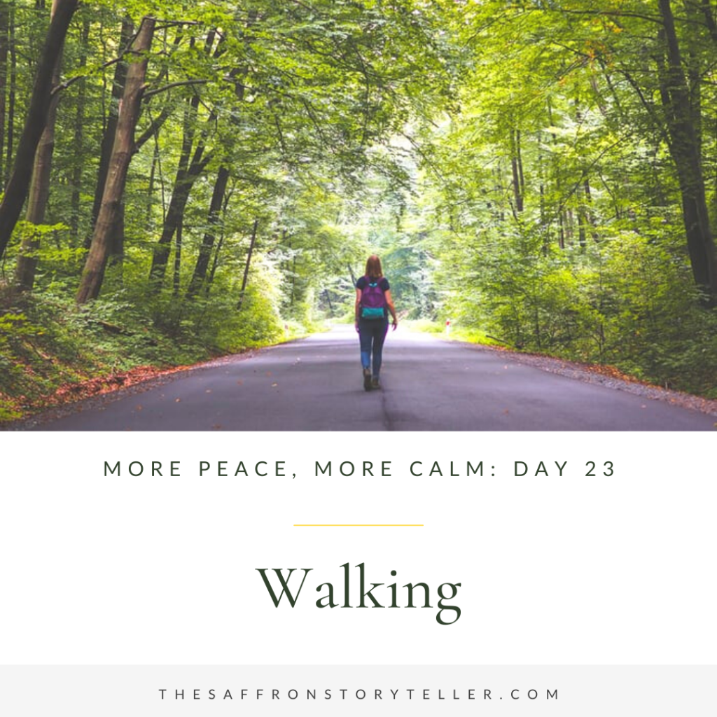 Walking with Peace of mind